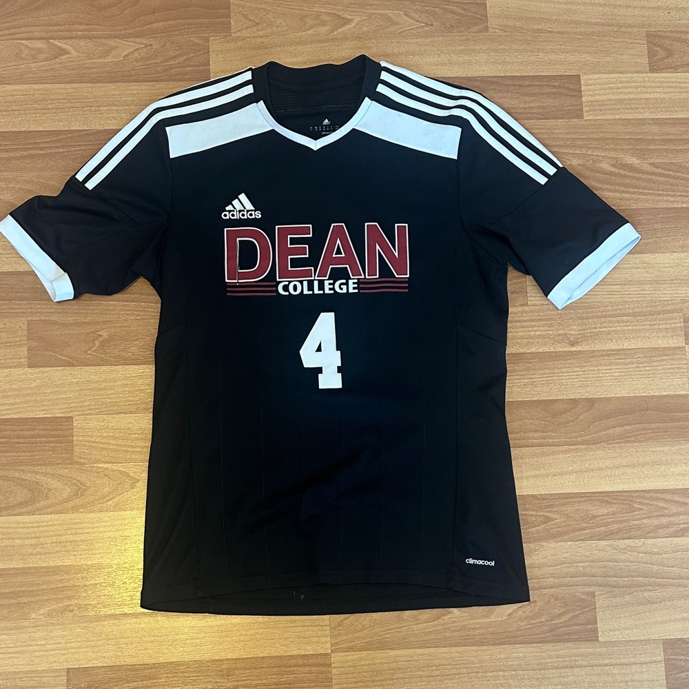 Match Worn Adidas Dean College Black Men's Soccer Jersey